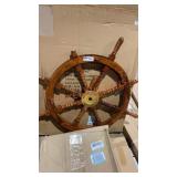 36" Wooden Ship Wheel