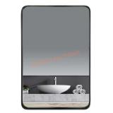 24inx36in Metal Frame Mirror