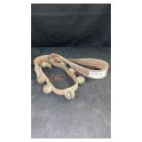 8 Sleighbells On Leather Strap