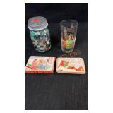 Ball Pint Jar/ Buttons,glass / Marbles