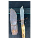 8 3/4" Kent N.y.city Usa Hunting Knife