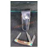 Schrade Pocket Knife 4"with Case