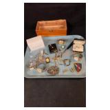 Tray Lot Mens Watches Buckles & More