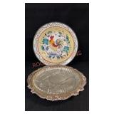 Silverplate Relish & Bowl