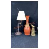Lamp 25 1/2",Vase,Pitcher