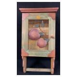 Small Wall Cupboard/Towel Rack