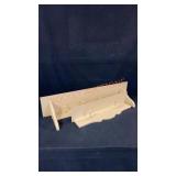 7 1/2"X 35"& 5"X 25" Wood Shelves