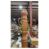 73" Wooden Coat Rack