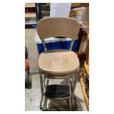 Antique Metal High Chair