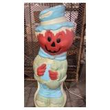 34in Pumpkin Scarecrow Blow Mold