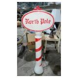 45.5in North Pole Sign Blow Mold