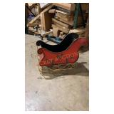 38.5" Sleigh Decor