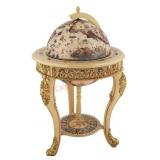 16th Century 17.7in Globe Bar/Wine Holder