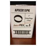 5pk. Of 1" Crimp Rings