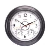24in Illuminated Outdoor Clock