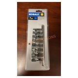Kobalt 7pc. Flex Socket Set