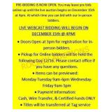 Auction Information-please Read!