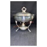 Silver Plate Chafing Dish 10"Diameter