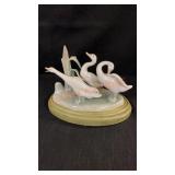 Lladro Geese Hand Painted In Spain