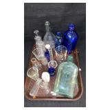 Tray Lot Miscellaneous Bottles Etc.