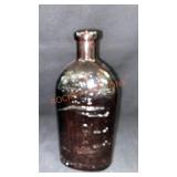 Wheaton N.J.Amethyst Bottle 9"