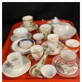 Tray Lot Of Cups & Saucers & More