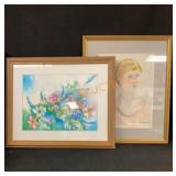 2 Framed Water Color;