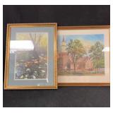 2 Framed Prints Largest 21"x 27 1/2"