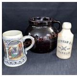 3 Pottery Pieces,shanklin,stein & More