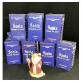 8 Santa Through The Years Figures 4"