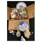 Box Lot Of Christmas Items