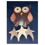 Hanging Wooden Owl