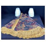 Beautiful Tree Skirt & 6 Mini Shades