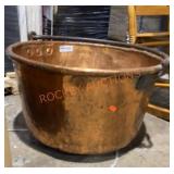 23" D X 15"h Copper Kettle