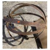 Large Metal Hanging Light Fixture