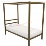 Twin Size Metal Canopy Bed