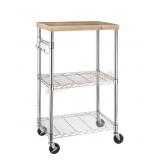 Microwave Cart on Wheels