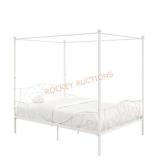 Full Size Canopy Metal Bed