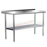 60" Stainless Steel Kitchen Table