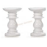 Set Of 2 Pillar Candlesticks