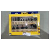 Irwin 15pc. Router Bit Set