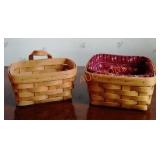 2 Longaberger Baskets