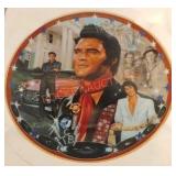 2 Music Box Elvis Plates