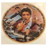 2 Music Box Elvis Plates