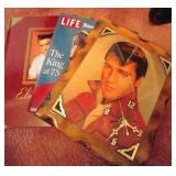 Elvis Book, Life Magazine And Clock