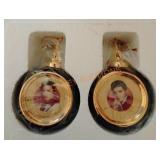 2 Elvis Ornaments