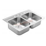 Moen 33" Double Sink
