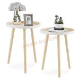 2ct. Round End Table
