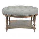 Cushioned Top Ottoman