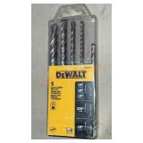 DeWalt 5pc Rotary Hammer Drill Bits
